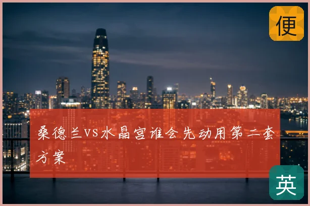 桑德兰vs水晶宫谁会先动用第二套方案